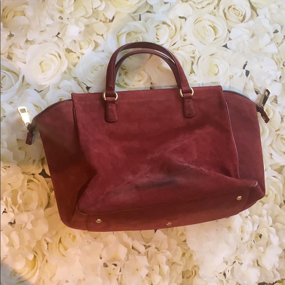 Gucci 1973 suede burgundy top handle bag - Picture 4 of 6